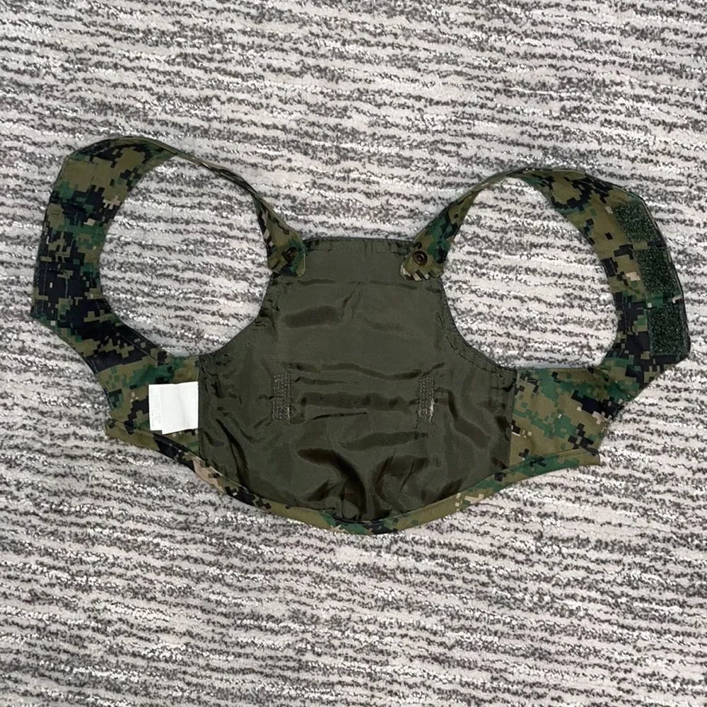 Fisherman Camo Vest Pet Costume Size XS